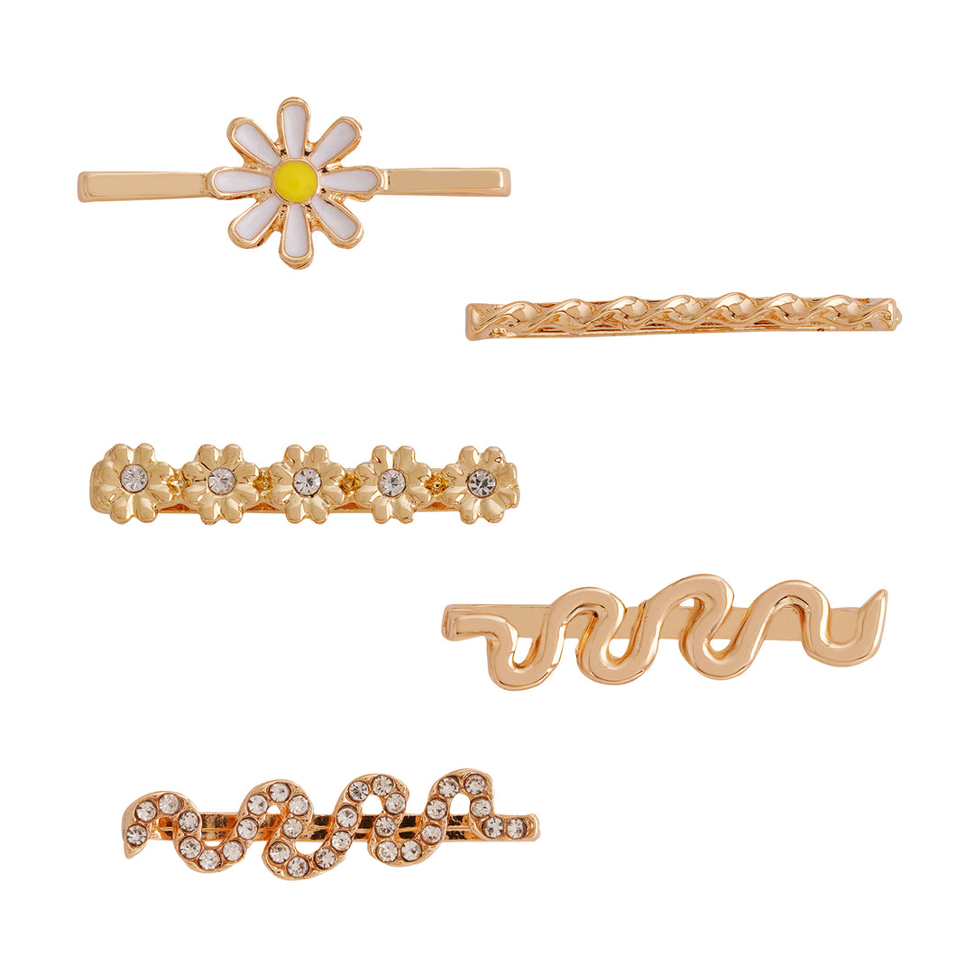 Enchanted Daisy And Gold Ring Watch Charm