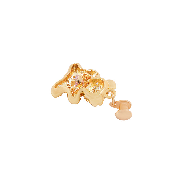 Teddy Bear Gold Pin Watch Charm