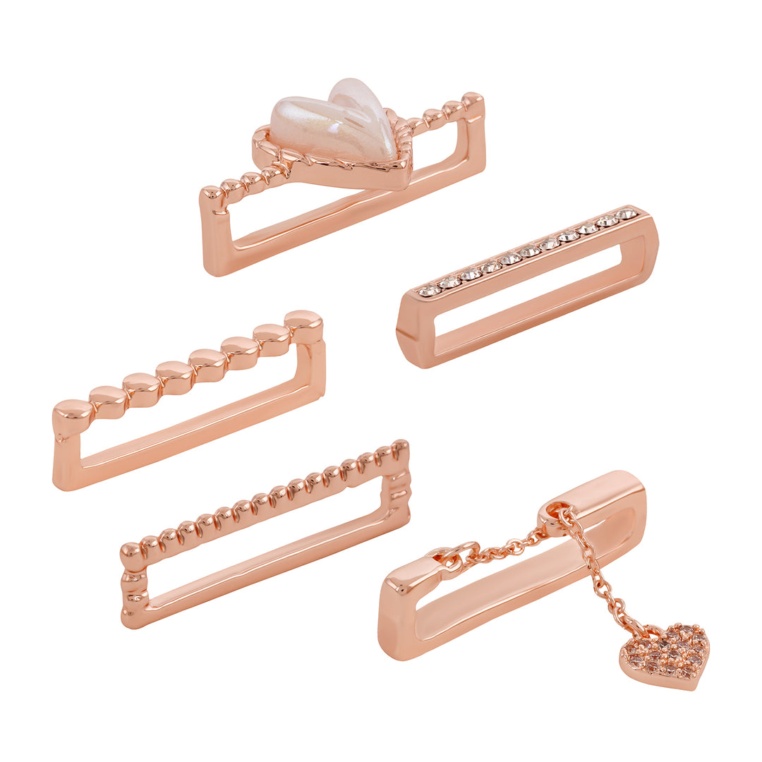 Love Land Rosegold Ring Watch Charm