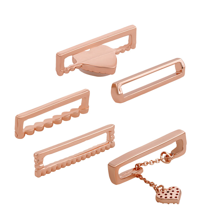 Love Land Rosegold Ring Watch Charm