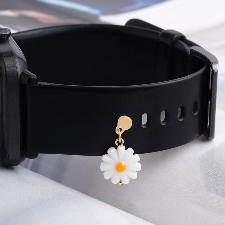 Summer Daisy White Pin Watch Charm
