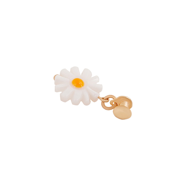 Summer Daisy White Pin Watch Charm