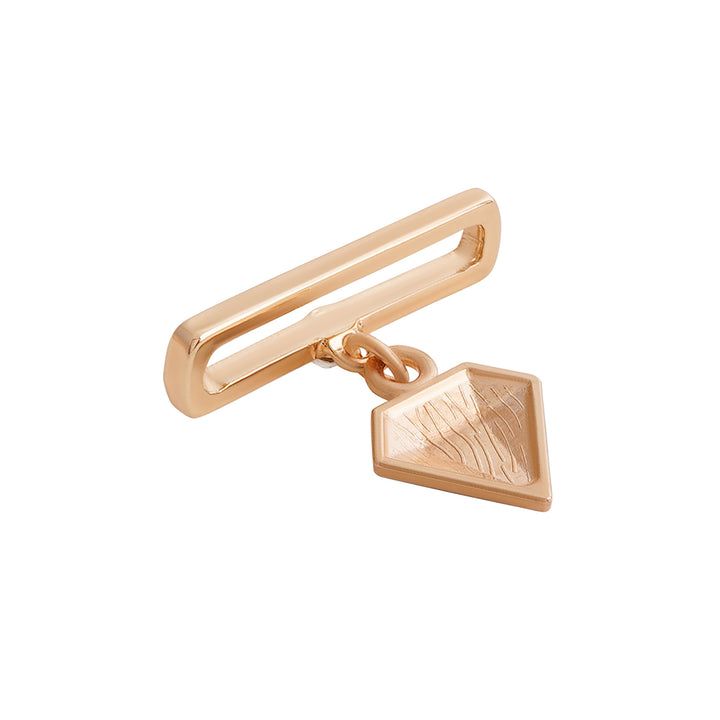 Diamond Bling Gold And Black Ring Watch Charm