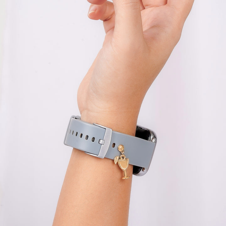 Sunday Brunch Gold Pin Watch Charm