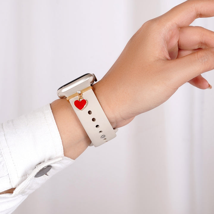 Euphoria Gold And Red Ring Watch Charm