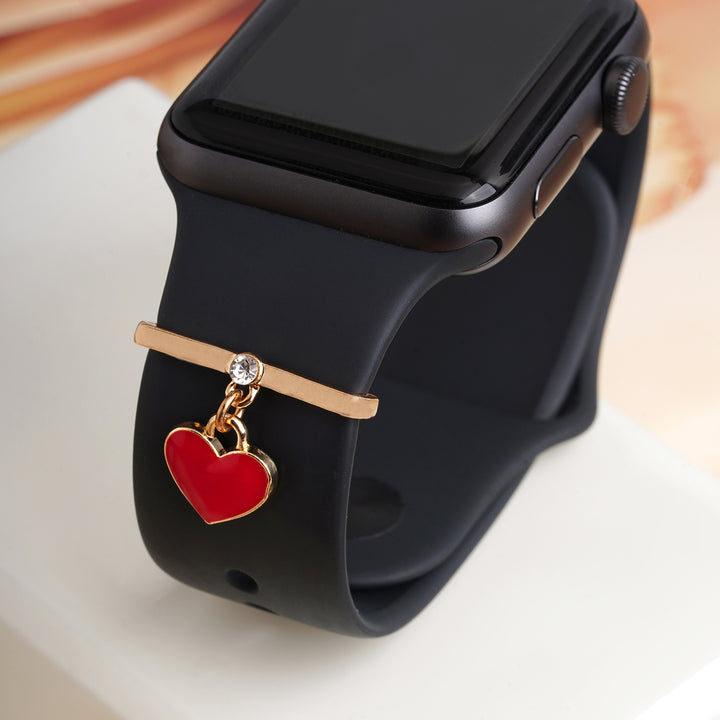 Euphoria Gold And Red Ring Watch Charm