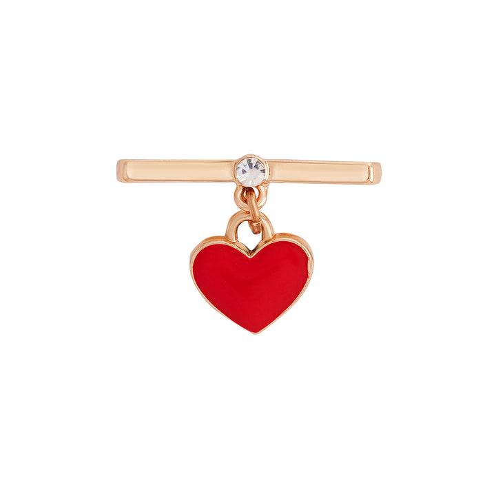 Euphoria Gold And Red Ring Watch Charm