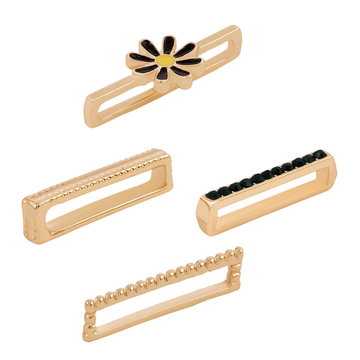 Summery Black Ring Watch Charm