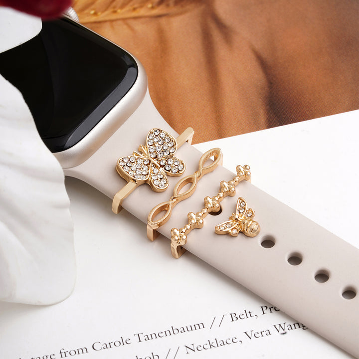 Blooming Day Gold Ring Watch Charm