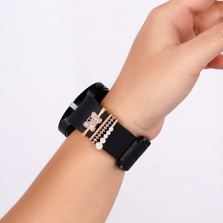 Butterfly Whisper Rosegold Ring Watch Charm