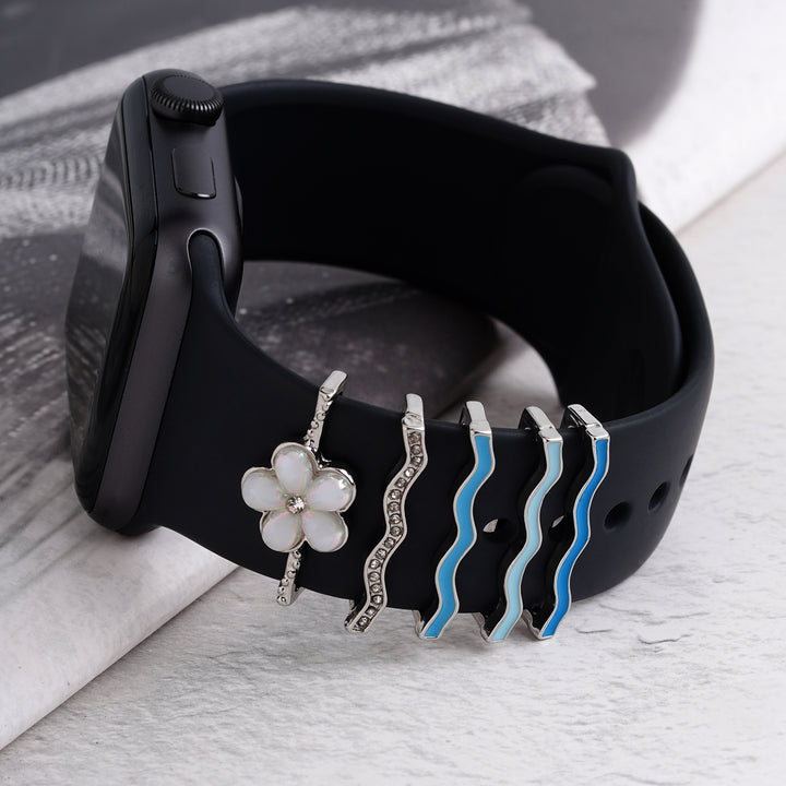 Daydreaming In Blue Ring Watch Charm