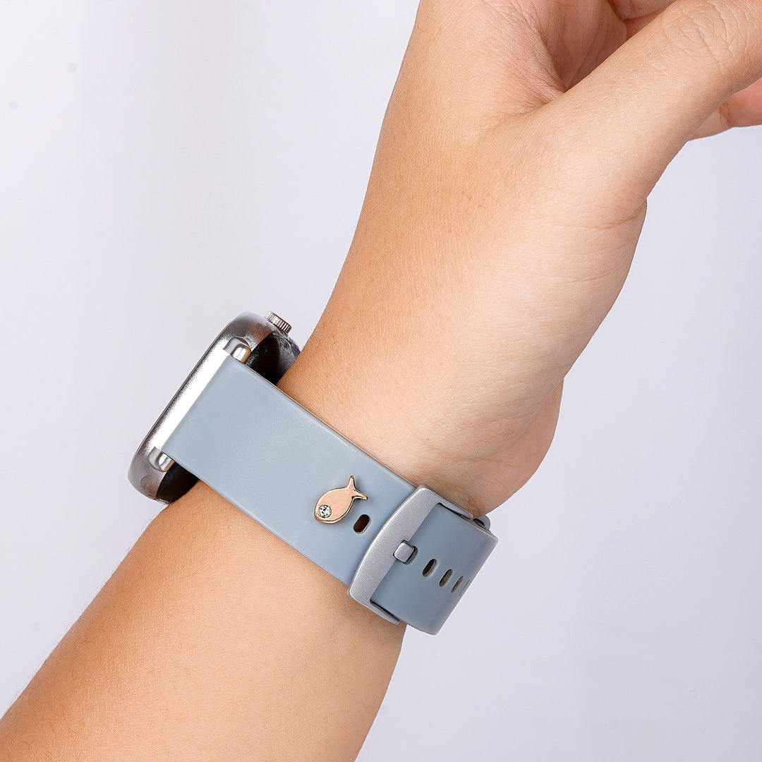 Fishie Rosegold Pin Watch Charm