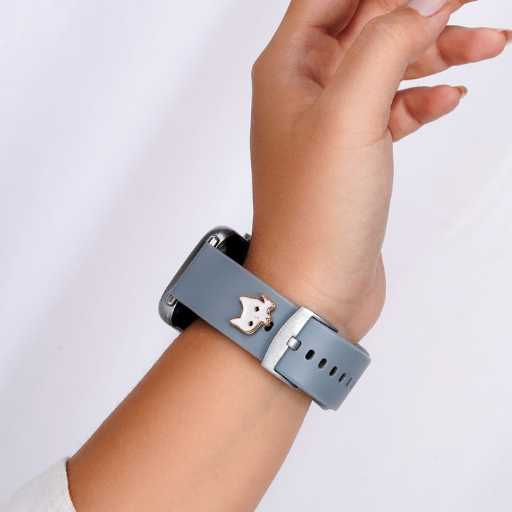 Purrfect White Pin Watch Charm