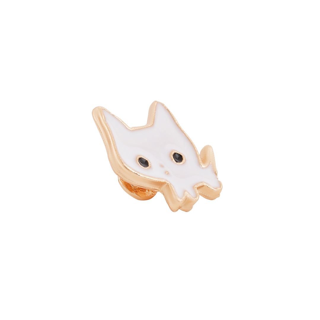 Purrfect White Pin Watch Charm