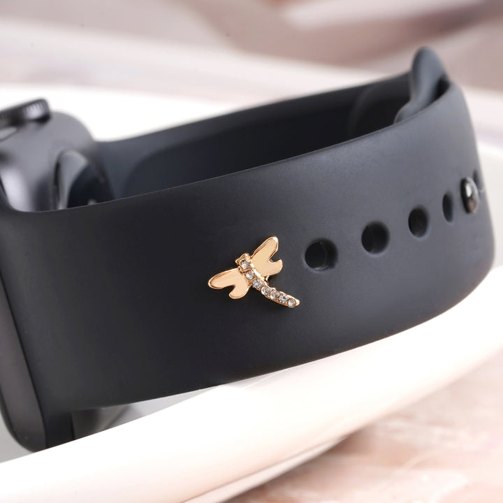 Golden Dragonfly Pin Watch Charm