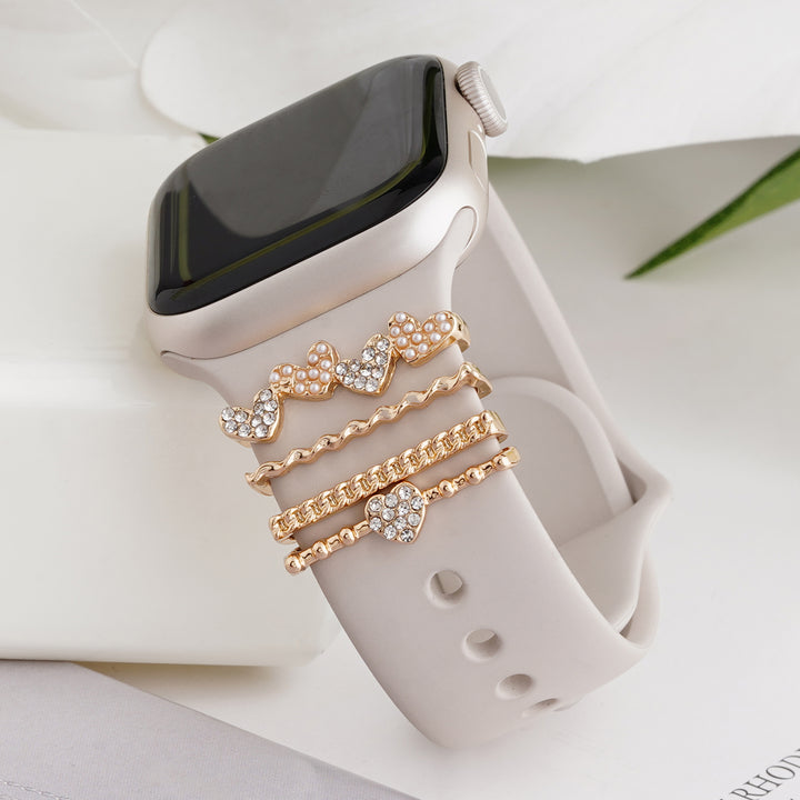 Eternal Love Gold Ring Watch Charm