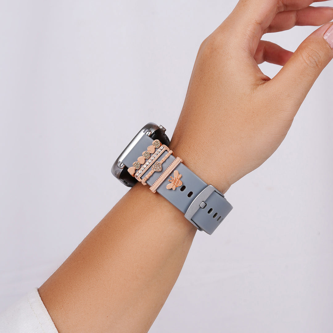 Romantic Buzz Rosegold Ring Watch Charm