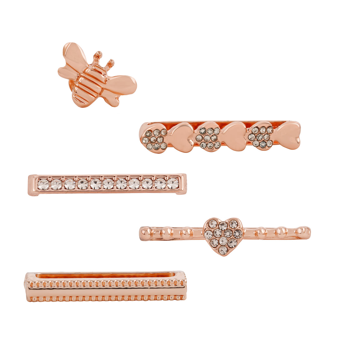 Romantic Buzz Rosegold Ring Watch Charm