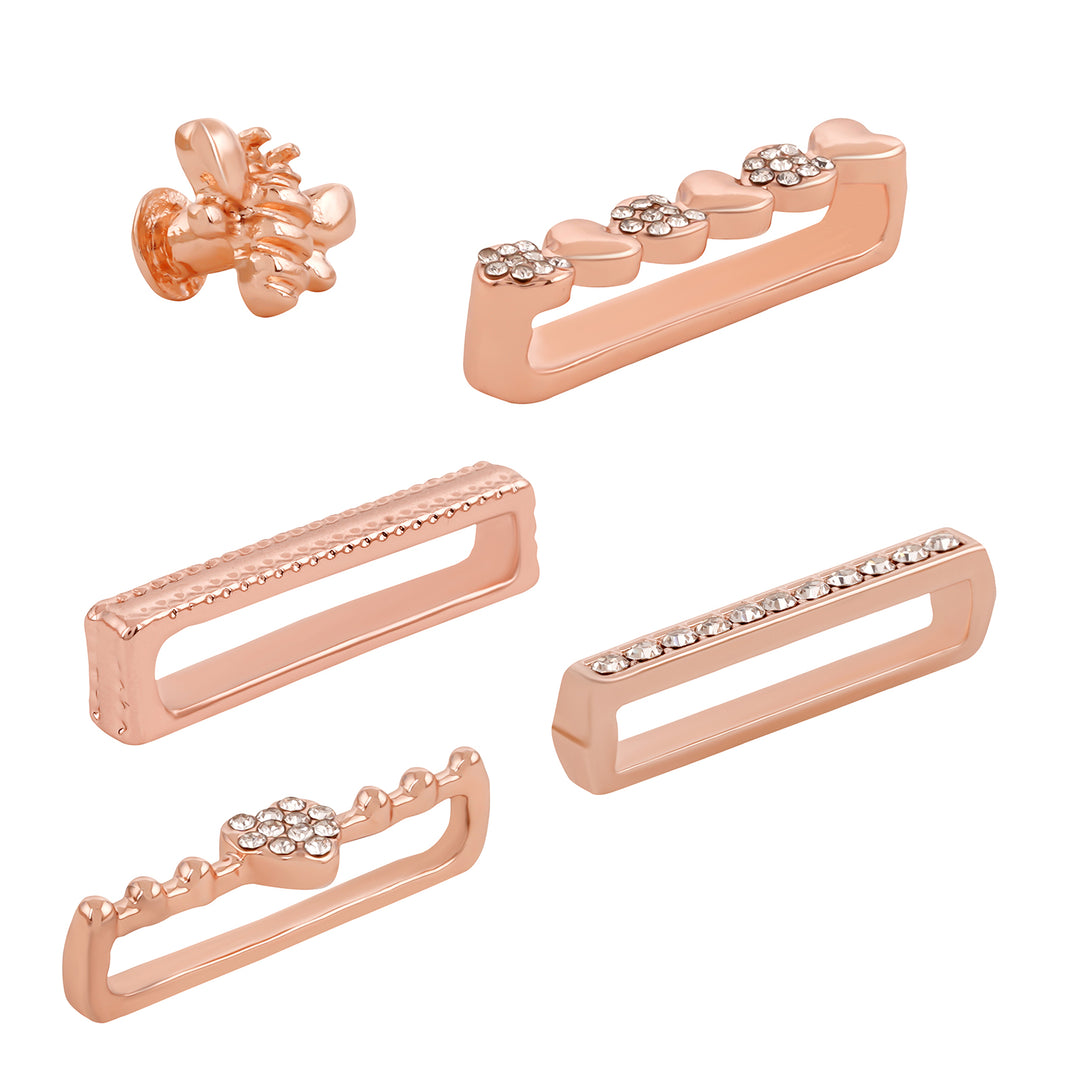 Romantic Buzz Rosegold Ring Watch Charm