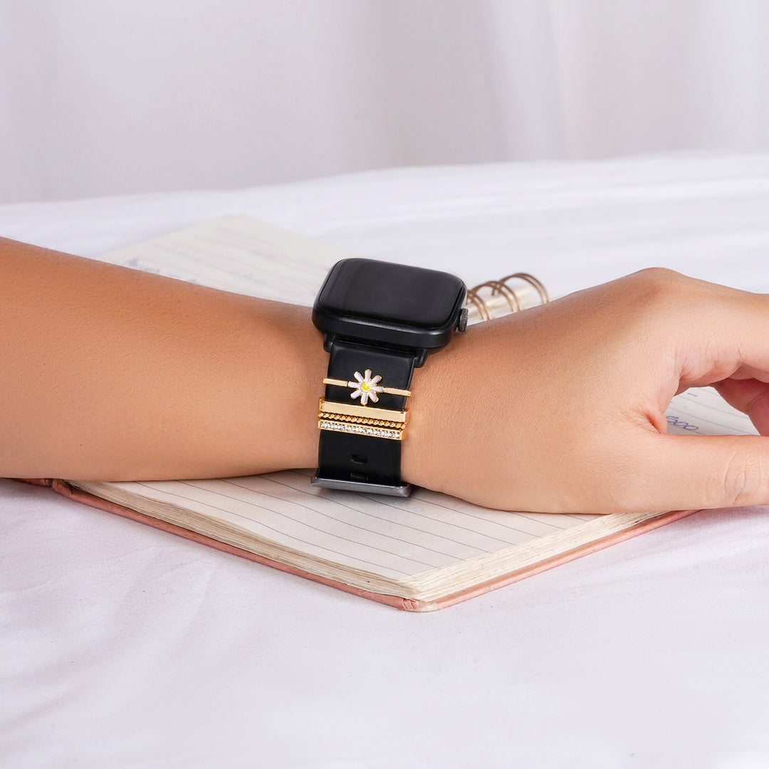 Floral Daydream Gold Ring Watch Charm