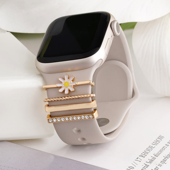 Floral Daydream Gold Ring Watch Charm