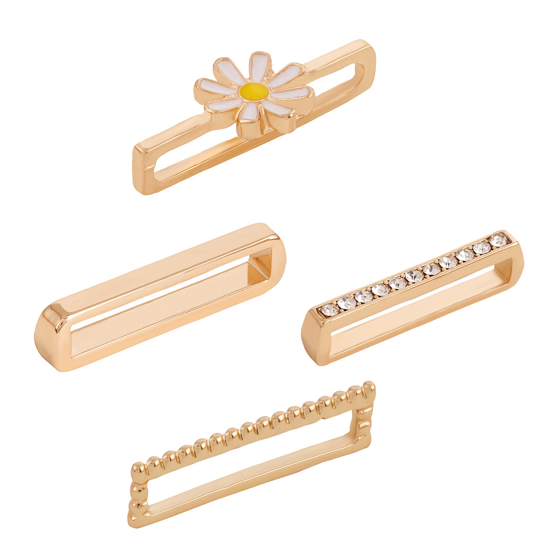 Floral Daydream Gold Ring Watch Charm