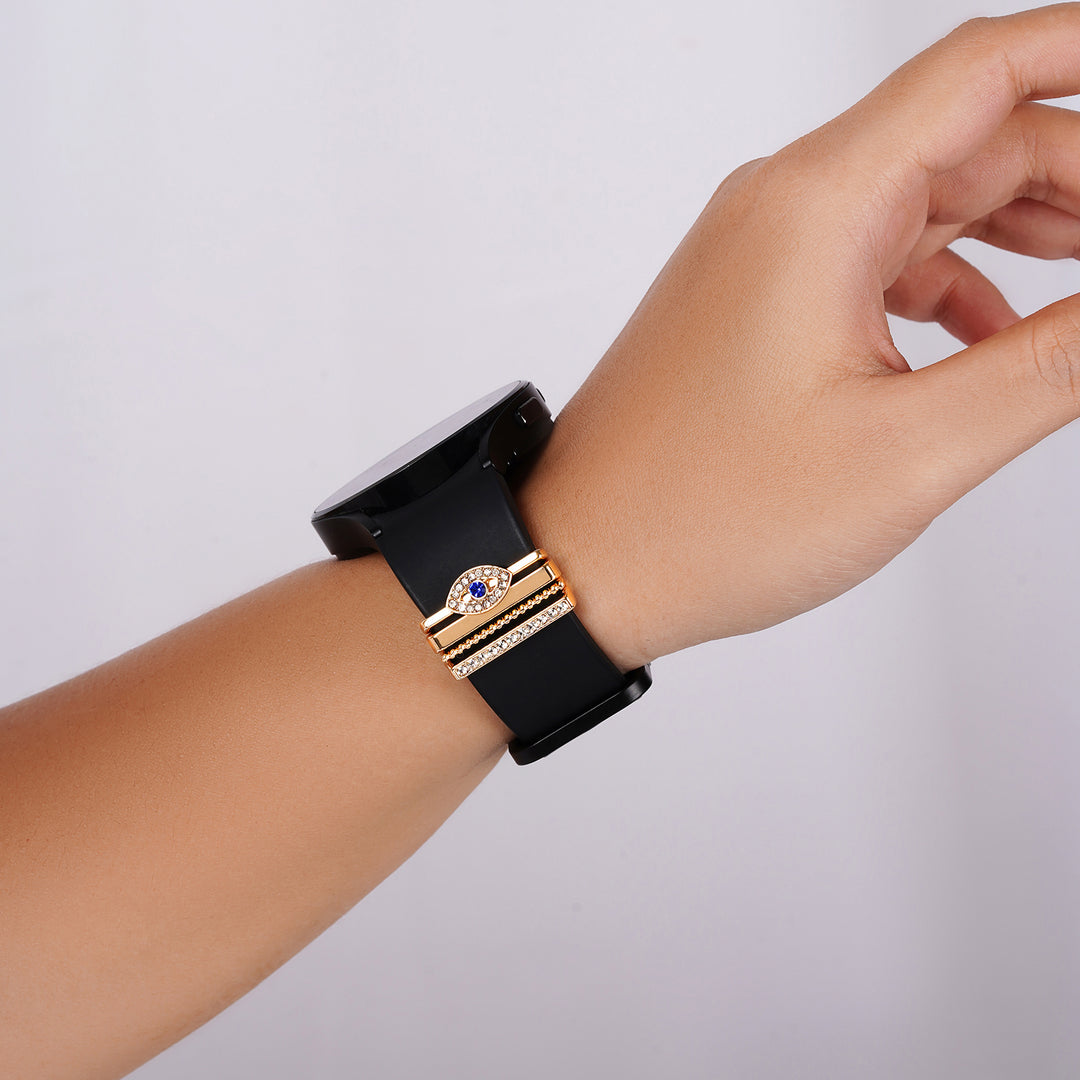 Eye Of Elegance Gold Ring Watch Charm