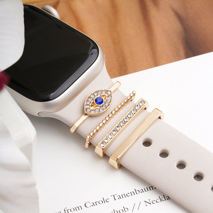 Eye Of Elegance Gold Ring Watch Charm