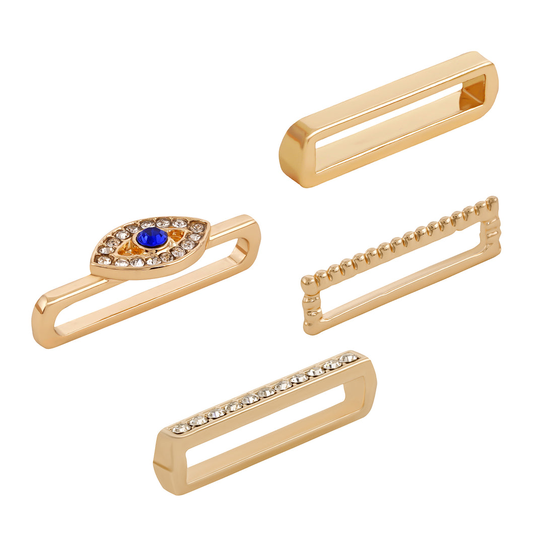 Eye Of Elegance Gold Ring Watch Charm