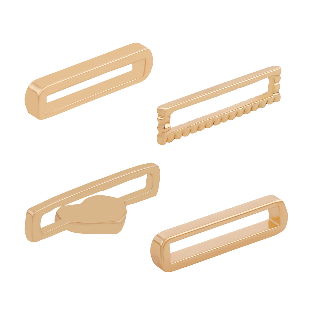 Heartfelt Radiance Gold Ring Watch Charm