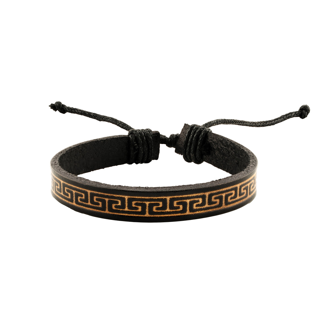 Textured Black Men's Bracelet