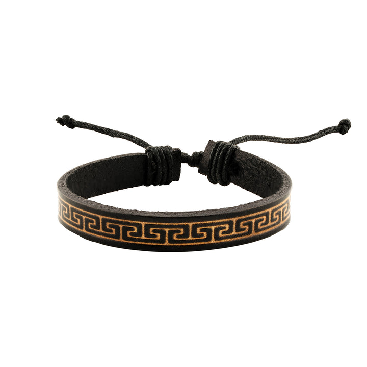 Textured Black Men's Bracelet