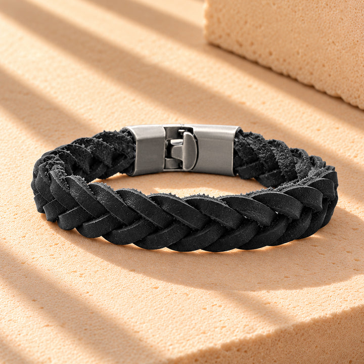 Jack Braided Black Men's Bracelet
