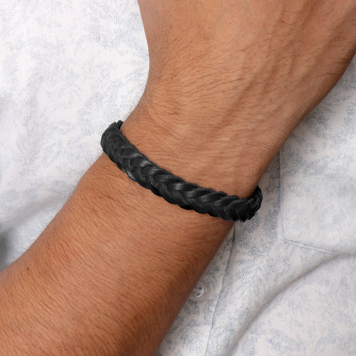 Jack Braided Black Men's Bracelet