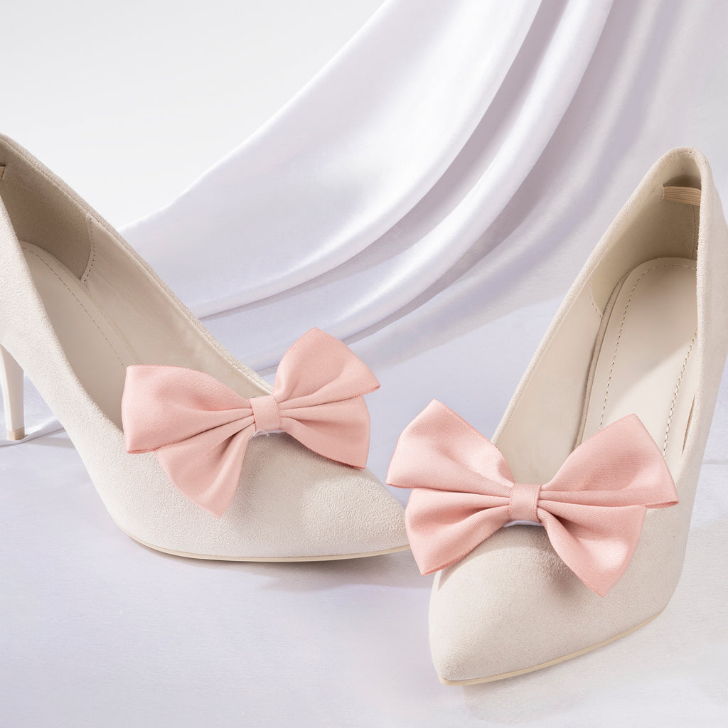 Bowtique Pink Shoe Clip