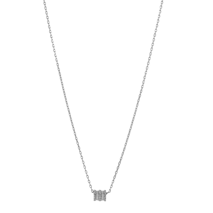 Silvered Rhinestone Jewelry Set