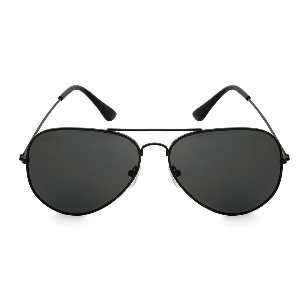 Rafael Black Aviator Sunglasses