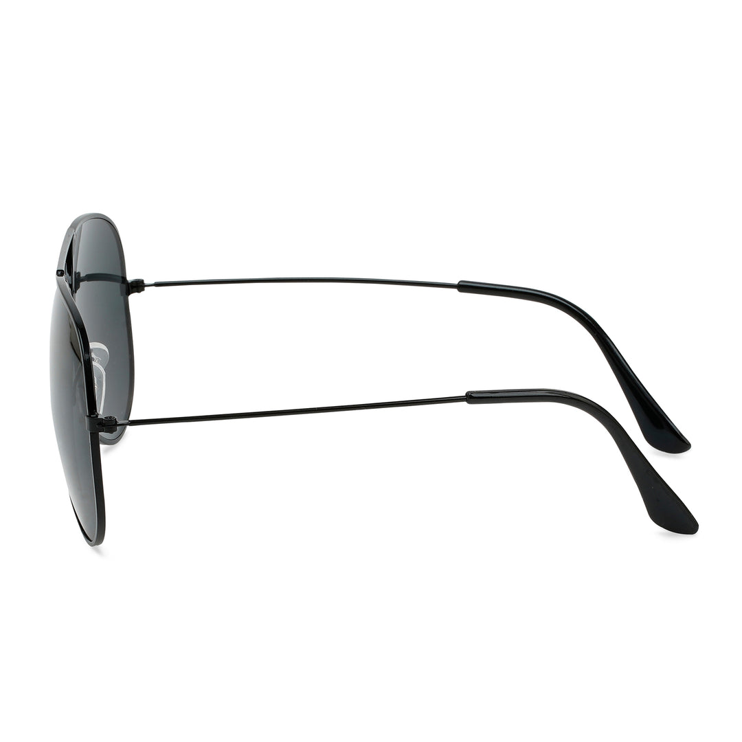 Rafael Black Aviator Sunglasses