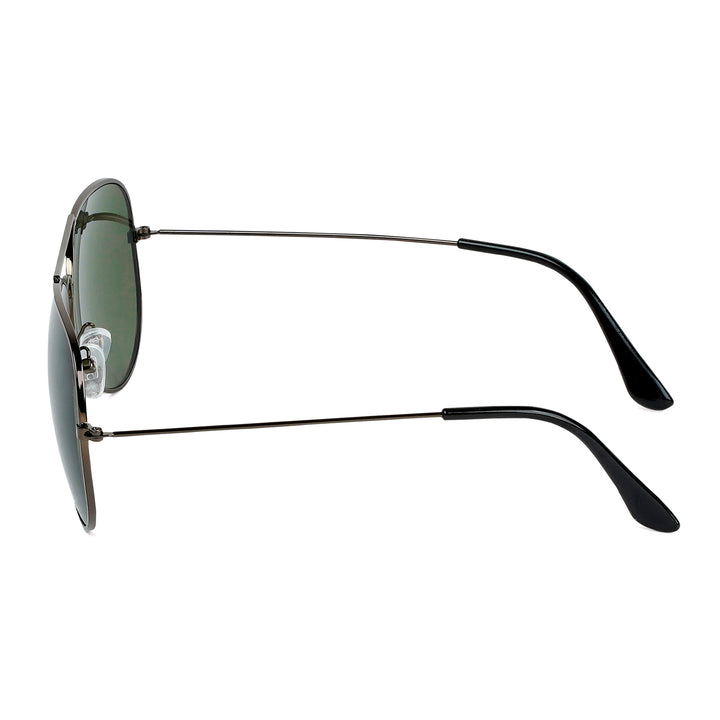 Rafael Black & Green Aviator Sunglasses