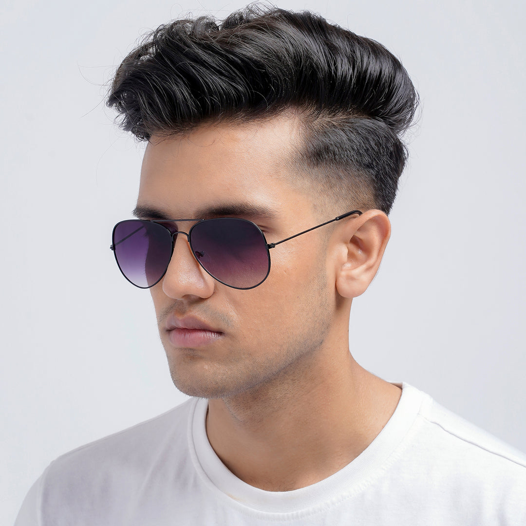 Rafael Blue Aviator Sunglasses