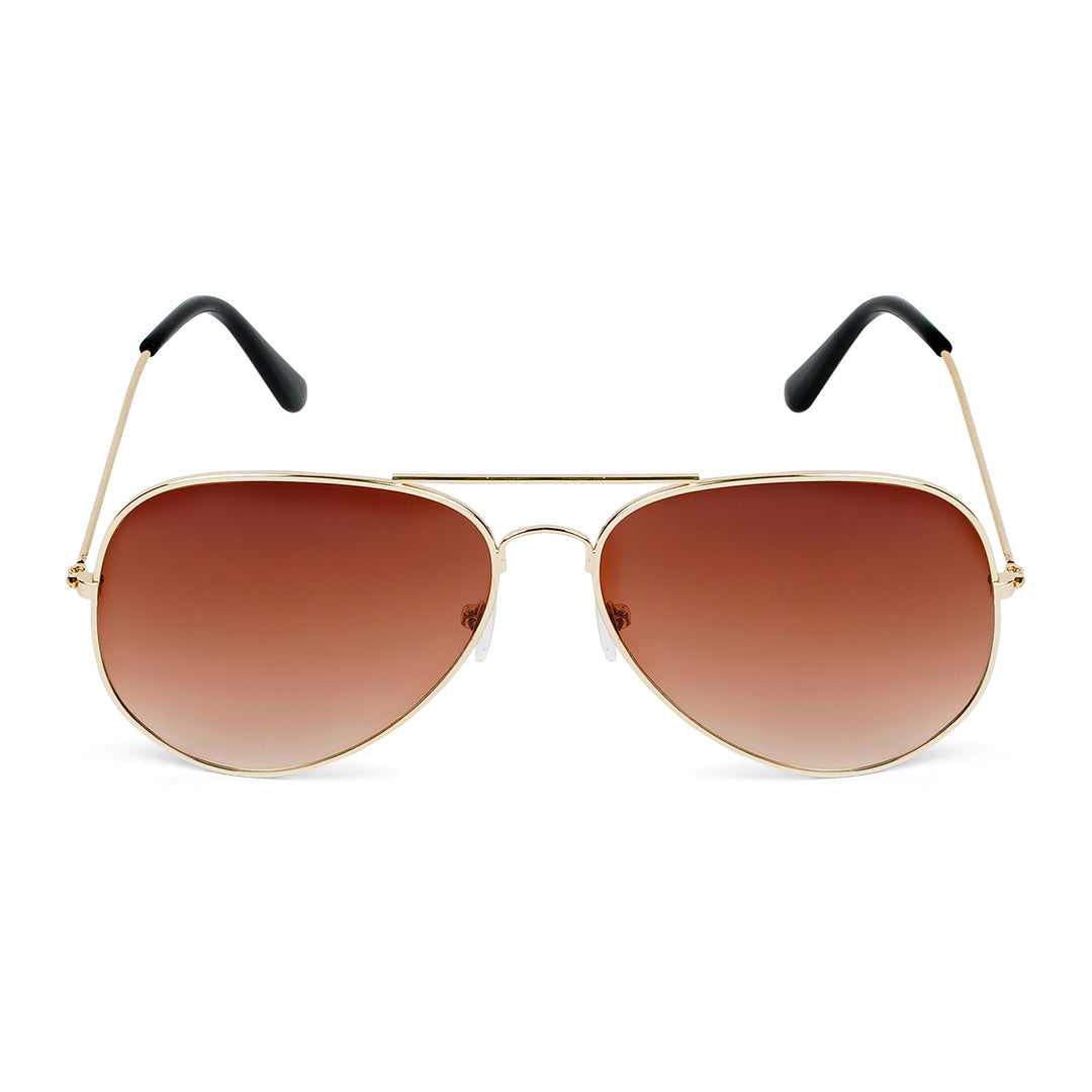 Rafael Brown Aviator Sunglasses
