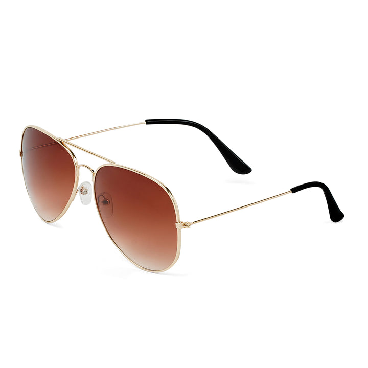 Rafael Brown Aviator Sunglasses