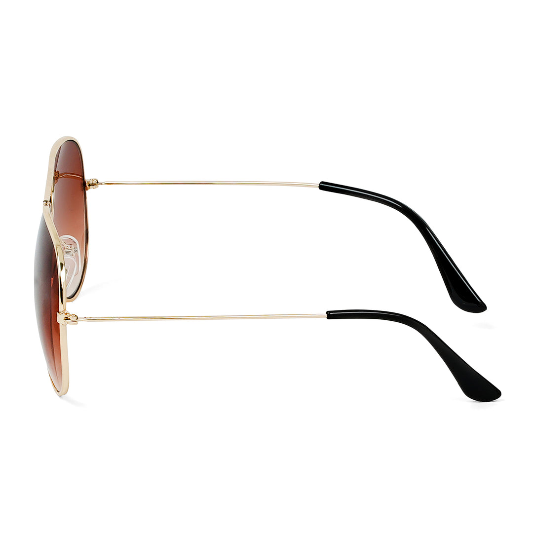 Rafael Brown Aviator Sunglasses