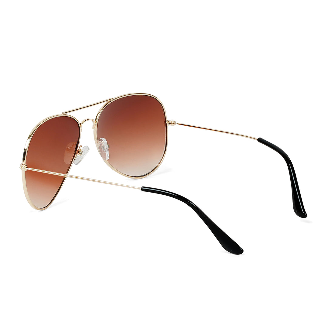 Rafael Brown Aviator Sunglasses