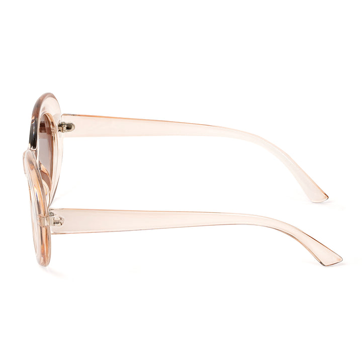 Estela Oval Champagne Sunglasses