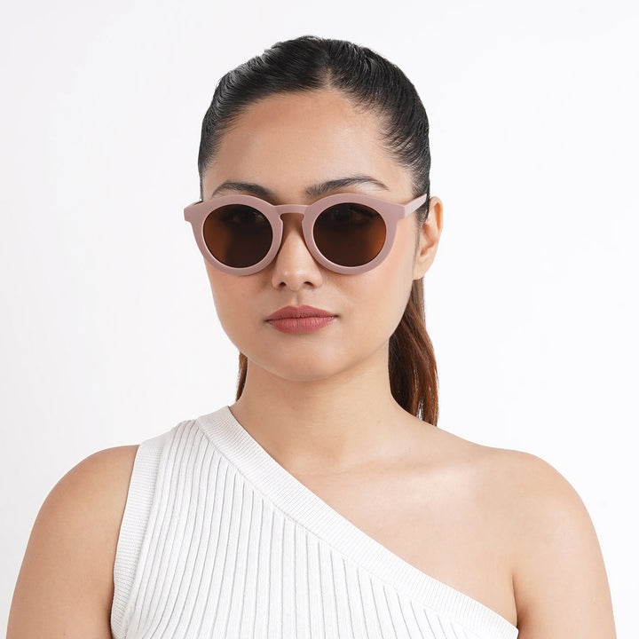 Dion Brown Clubmaster Sunglasses