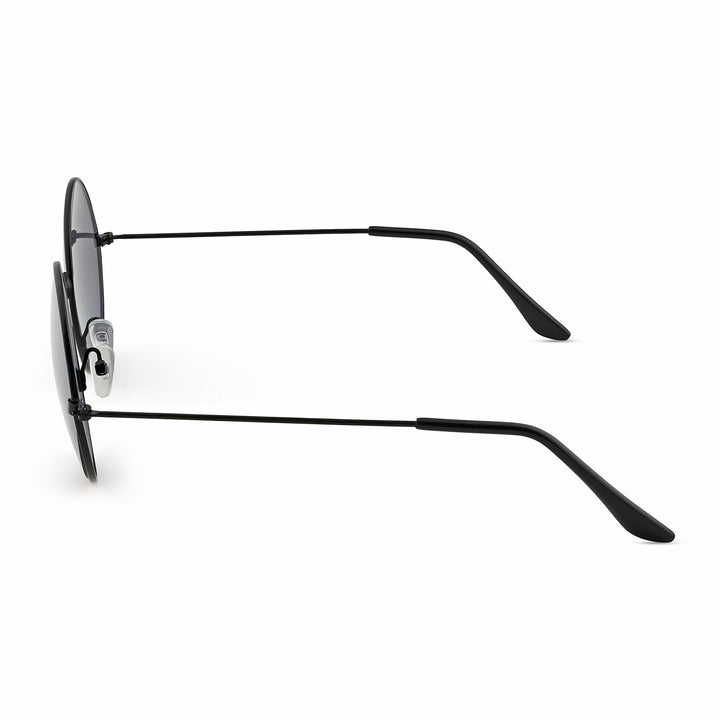 Dusk Round Black Frame Sunglasses