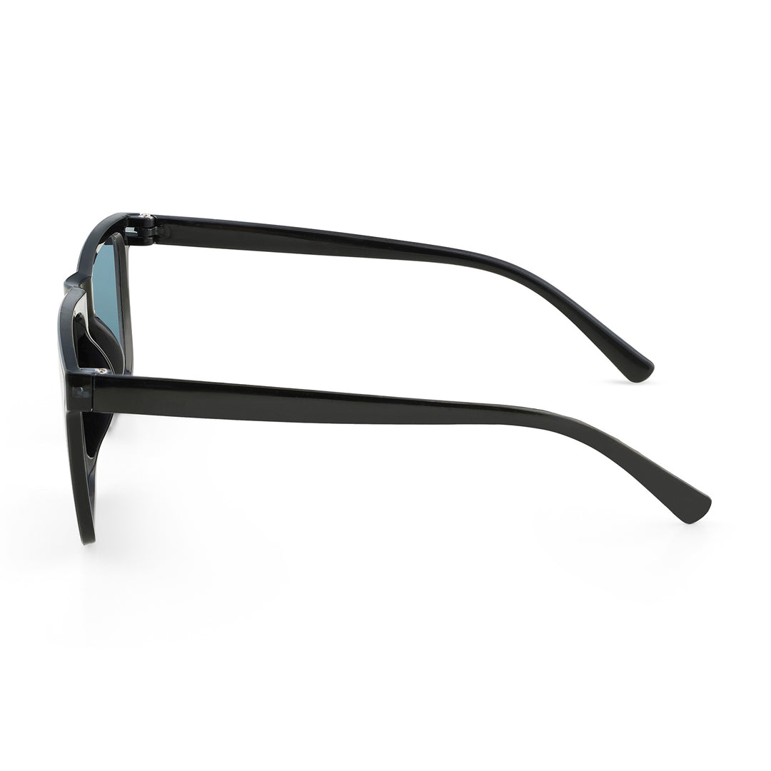 Aura Wayfarer Black Sunglasses