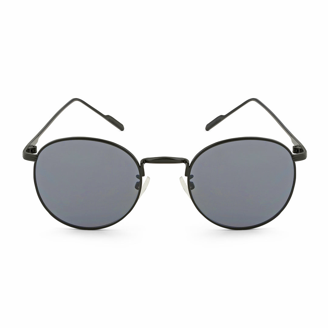 Gaze Round Black Sunglasses
