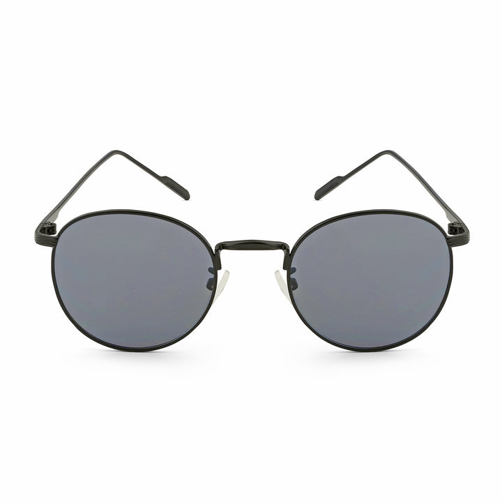 Gaze Round Black Sunglasses
